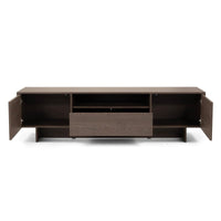 Kanso TV-benk 200 x 45,5 x 55,6 cm – Baltic Storm Oak med Oppbevaring