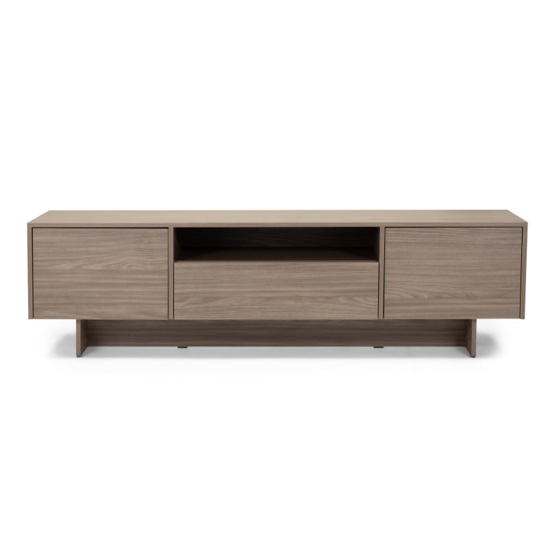 Kanso TV-benk 200 x 45,5 x 55,6 cm – Pearl Oak med Oppbevaring