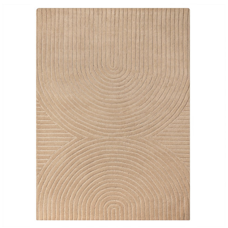 Teppe Isla Håndtuftet Ull 120×180 Beige