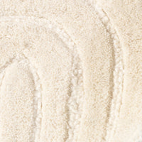 Teppe Isla Håndtuftet Ull 120×180 Elfenben