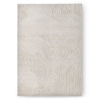 Teppe Kivi – ull / krem / 190x290 cm