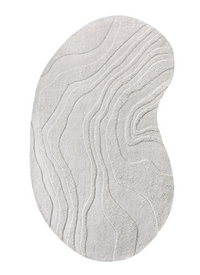 Teppe Mila – ull / krem / 190x290 cm