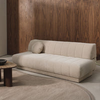 Teppe Tsuki – ull / brungrå og taupe / 135x270 cm