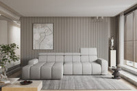 Enzo S (278 x 177 cm) hjørnesofa med elektrisk seteforlengelse og sovefunksjon