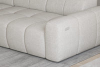 Enzo S (278 x 177 cm) hjørnesofa med elektrisk seteforlengelse og sovefunksjon