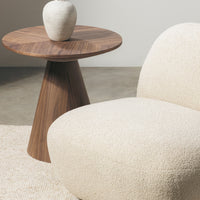 Svingstol Mikado – bouclé / lys beige