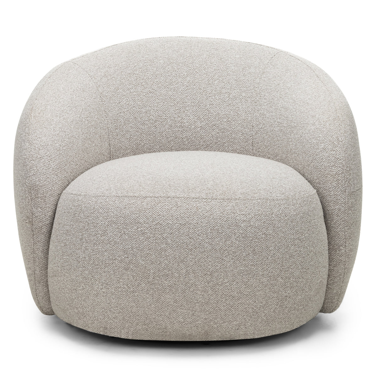 NAMBI – Svingbar lenestol i Vista beige med moderne form og dyp komfort