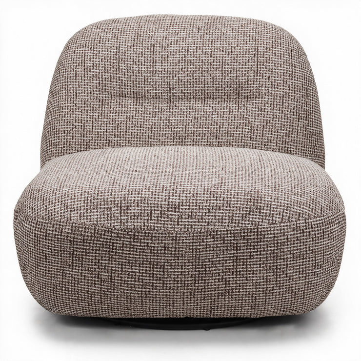 Lenestol Giorgia – sjokolade / beige / svingfot