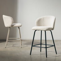 Barstol UF998-04 LARISA Beige/Lys Beige