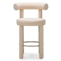 Barstol PEDRO 2.0 Beige Stoff