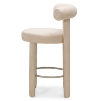 Barstol PEDRO 2.0 Beige Stoff