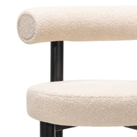 Barstol PEDRO Beige / Metallben