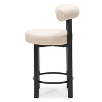 Barstol PEDRO Beige / Metallben