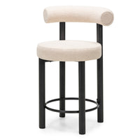Barstol PEDRO Beige / Metallben