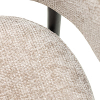 Barkrakk Rosario – beige / svarte ben (sett med 2 stk.)