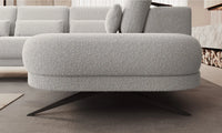 Ilusio L 248 × 205 cm – Elektrisk regulerbar hjørnesofa med kubistisk design