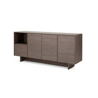 Kanso Kommode 181 x 45,5 x 84,5 cm – Baltic Storm Oak med Oppbevaring