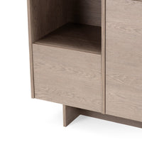 Kanso Kommode 181 x 45,5 x 84,5 cm – Pearl Oak med Oppbevaring