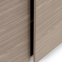 Kanso Kommode 181 x 45,5 x 84,5 cm – Pearl Oak med Oppbevaring