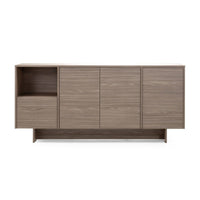 Kanso Kommode 181 x 45,5 x 84,5 cm – Pearl Oak med Oppbevaring