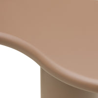 Konsollbord / skrivebord – lys brun / mokka / 120 cm