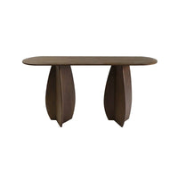 Noku Konsollbord / Skrivebord 150 x 40 cm – Mørk Valnøtt Finér