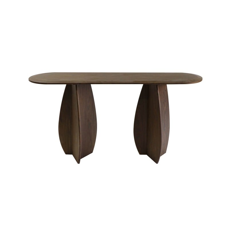 Noku Konsollbord / Skrivebord 150 x 40 cm – Mørk Valnøtt Finér