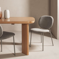 Spisestol Alexa – lys brun/beige ben (sett med 2 stk.)