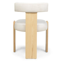 Spisestol Bali – tre / beige / ask (sett med 2 stk.)