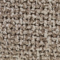 Spisestol Brownie – stoff / brun / cream / lys brune ben (sett med 2 stk.)