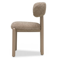 Spisestol Lana – brun / beige ben (sett med 2 stk.)