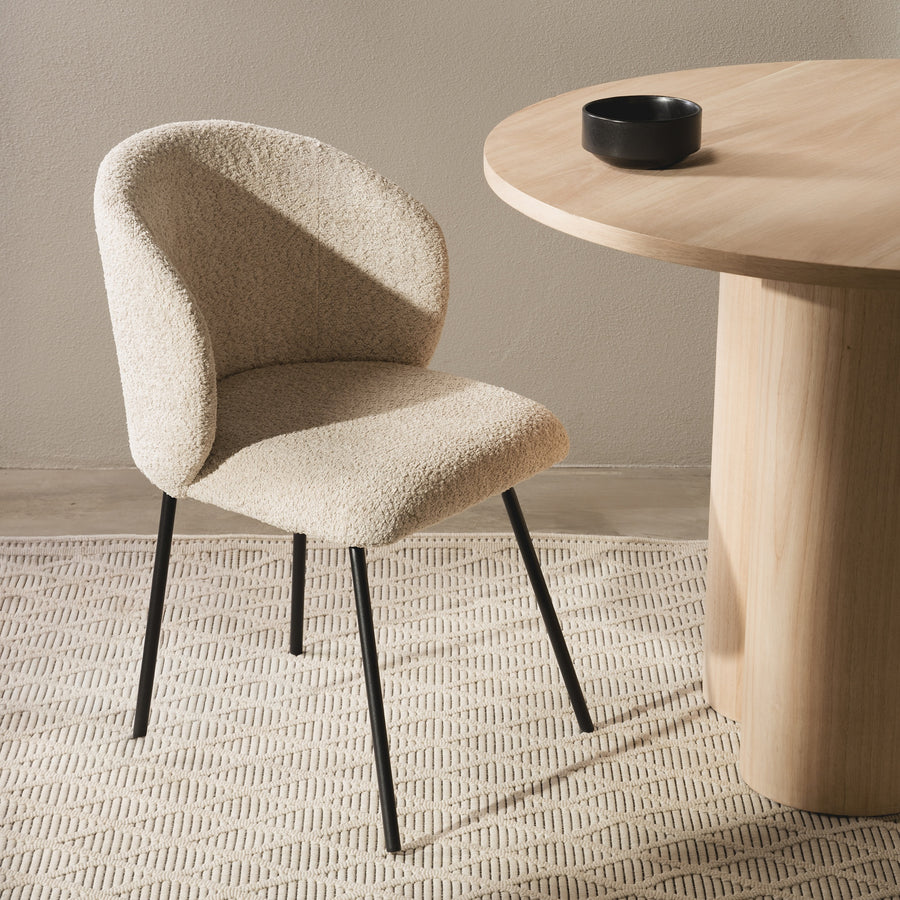 Spisestol LARISA Beige/Svart