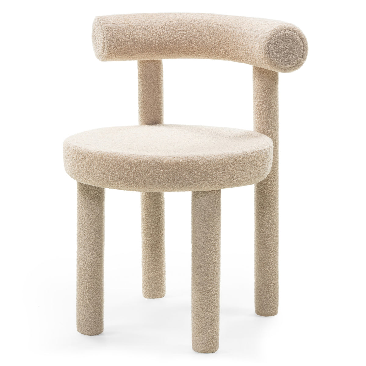 Spisestol PEDRO 2.0 Bouclé Beige