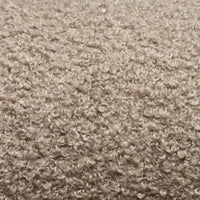 Spisestol Pedro – bouclé / taupe / svarte ben (sett med 2 stk.)