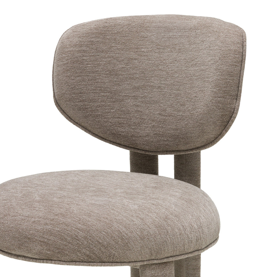Spisestol Vesso – beige og grå (sett med 2 stk.)