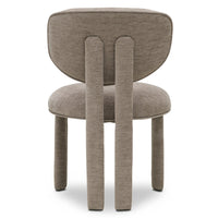 Spisestol Vesso – beige og grå (sett med 2 stk.)