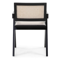 Spisestol FRIDA Svart / Lys Beige