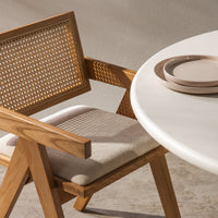 Spisestol FRIDA Natur / Lys Beige