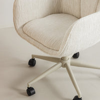 Almeria 9-246 – Svingstol i cream/beige med justerbar høyde og moderne komfort