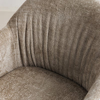 Kairo 9-239A – Svingstol i beige/grå tekstil med moderne form
