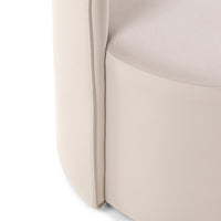 Svingstol Raval – fløyel / beige