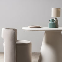 Svingstol Raval – fløyel / beige