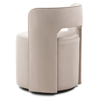 Svingstol Raval – fløyel / beige