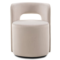 Svingstol Raval – fløyel / beige