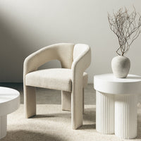 Stol Castelo – polstret / beige