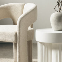 Stol Castelo – polstret / beige