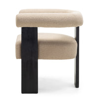 Spisestol CHILI black/cream
