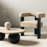 Spisestol CHILI black/cream