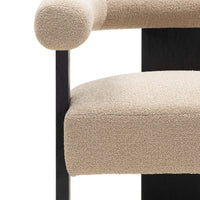 Spisestol CHILI black/cream