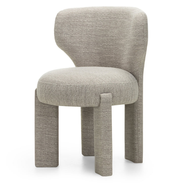 Elaine Spisestol Gråbeige – Bajia Fog Stoff | Moderne Design